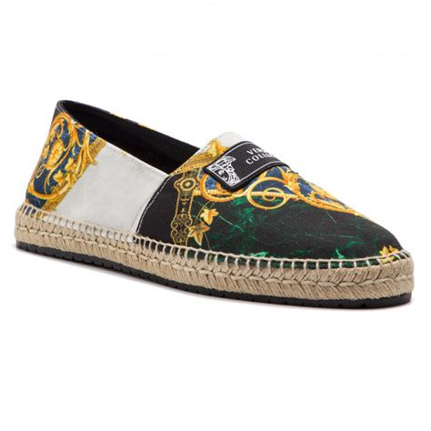 espadrillas versace collection v900746-vm00472|Versace Barocco.